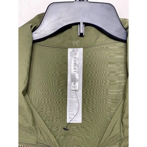 Fabletics Woven Flight Suit in Utility Green XL - Picture 9 of 12